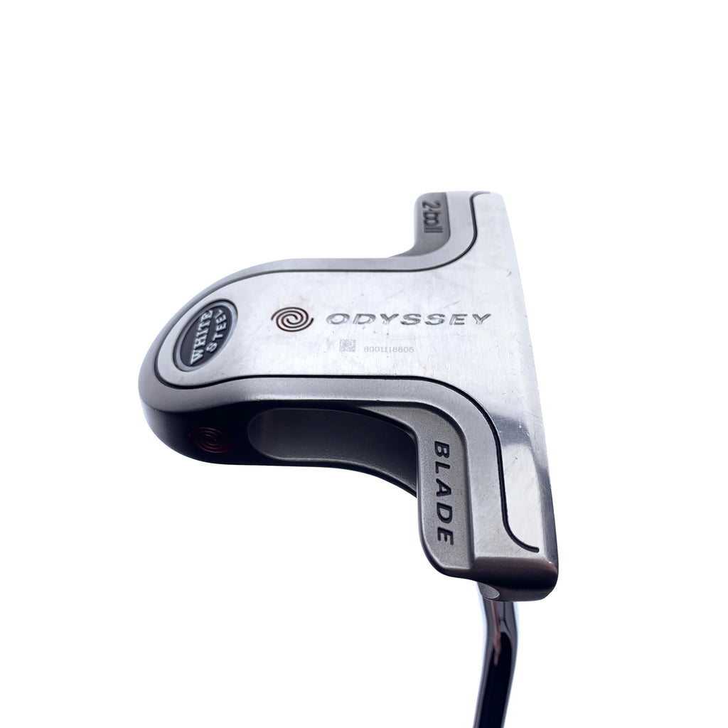 Used Odyssey White Steel 2-Ball Blade Putter / 34.0 Inches