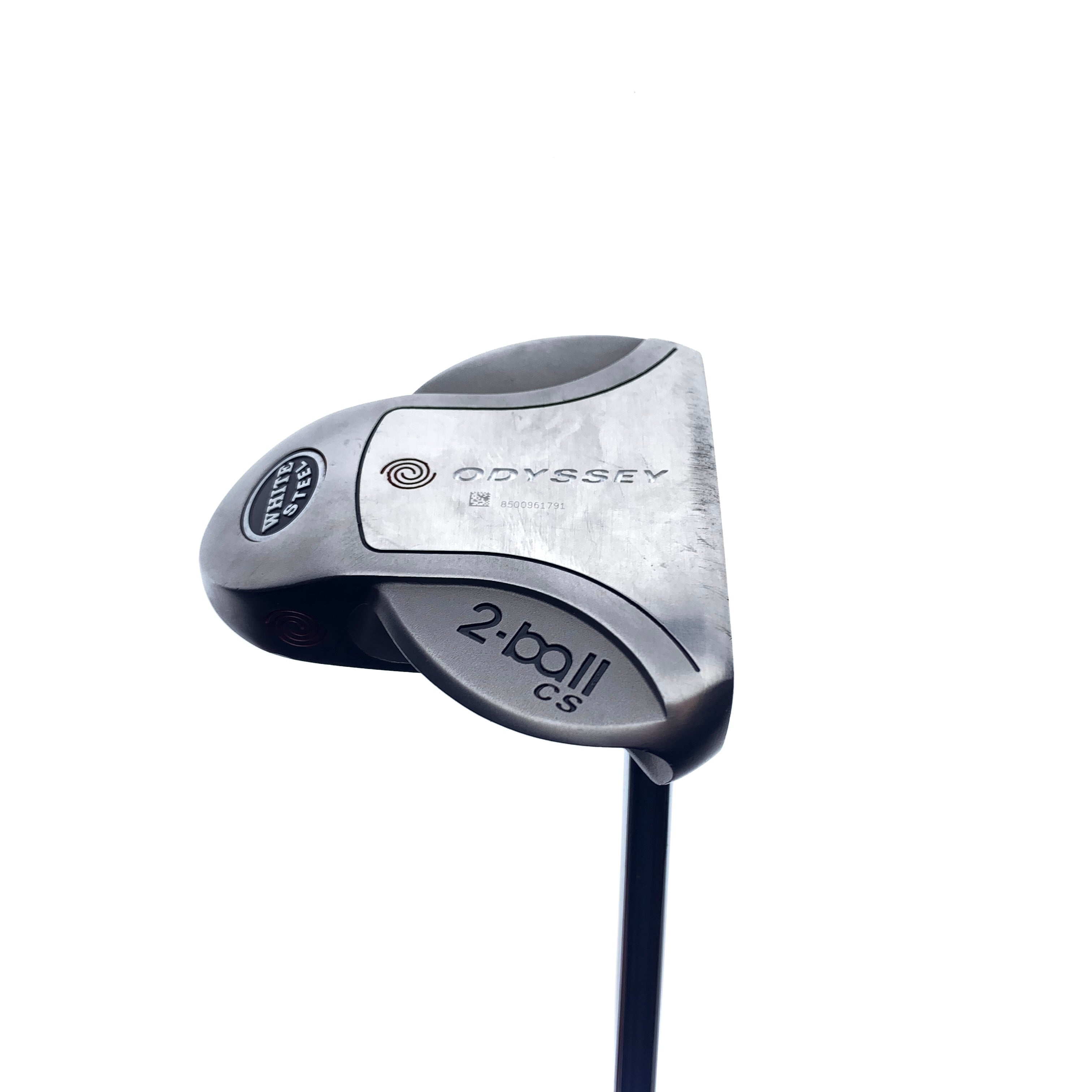 Used Odyssey White Steel 2-Ball CS Putter / 35.5 Inches