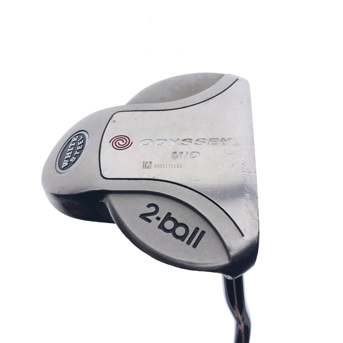 Used Odyssey White Steel 2-Ball Mid Putter / 41.0 Inches