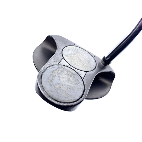 Used Odyssey White Steel 2-Ball Putter / 35.5 Inches / Left-Handed