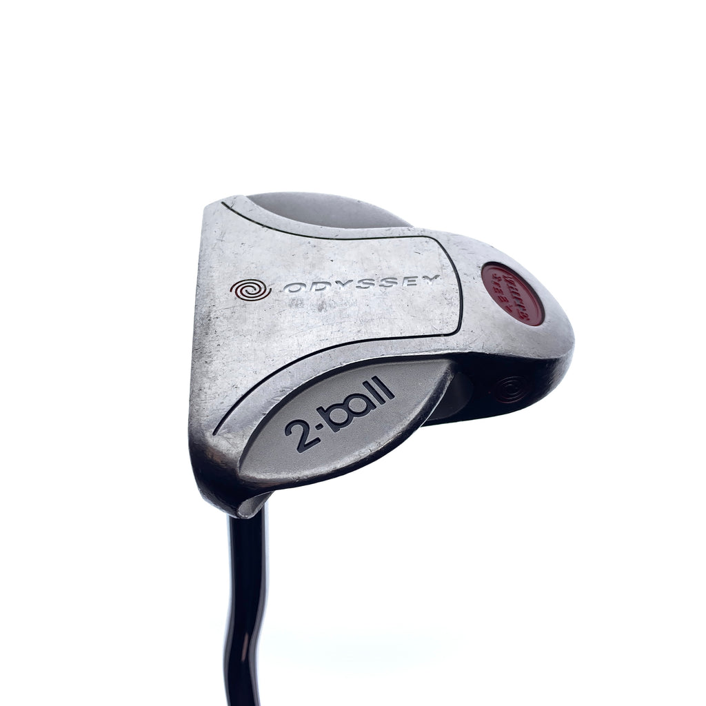 Used Odyssey White Steel 2-Ball Putter / 35.5 Inches / Left-Handed
