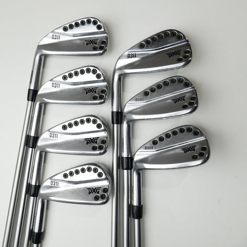 Used PXG 0311 Chrome Iron Set / 4 - PW / Stiff Flex / Left-Handed