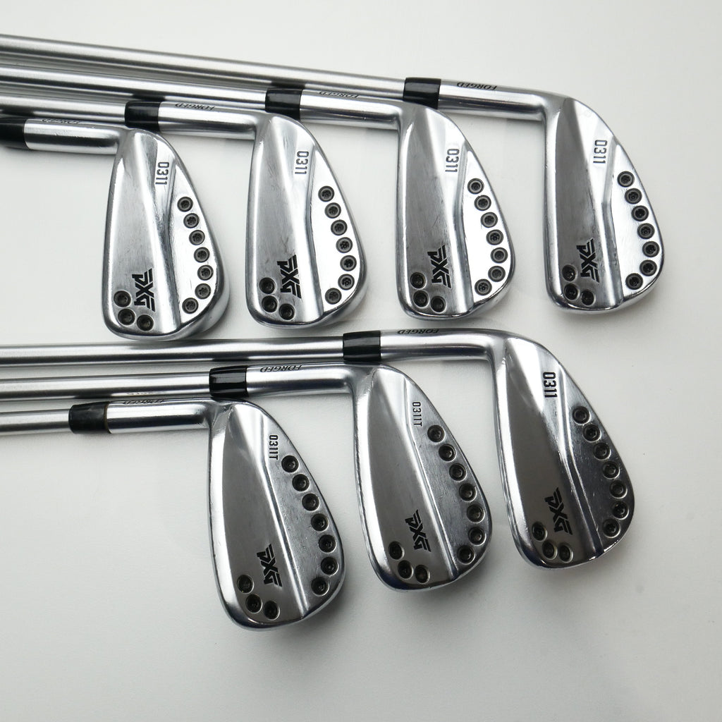 Used PXG 0311 Chrome Iron Set / 4 - PW / Stiff Flex / Left-Handed