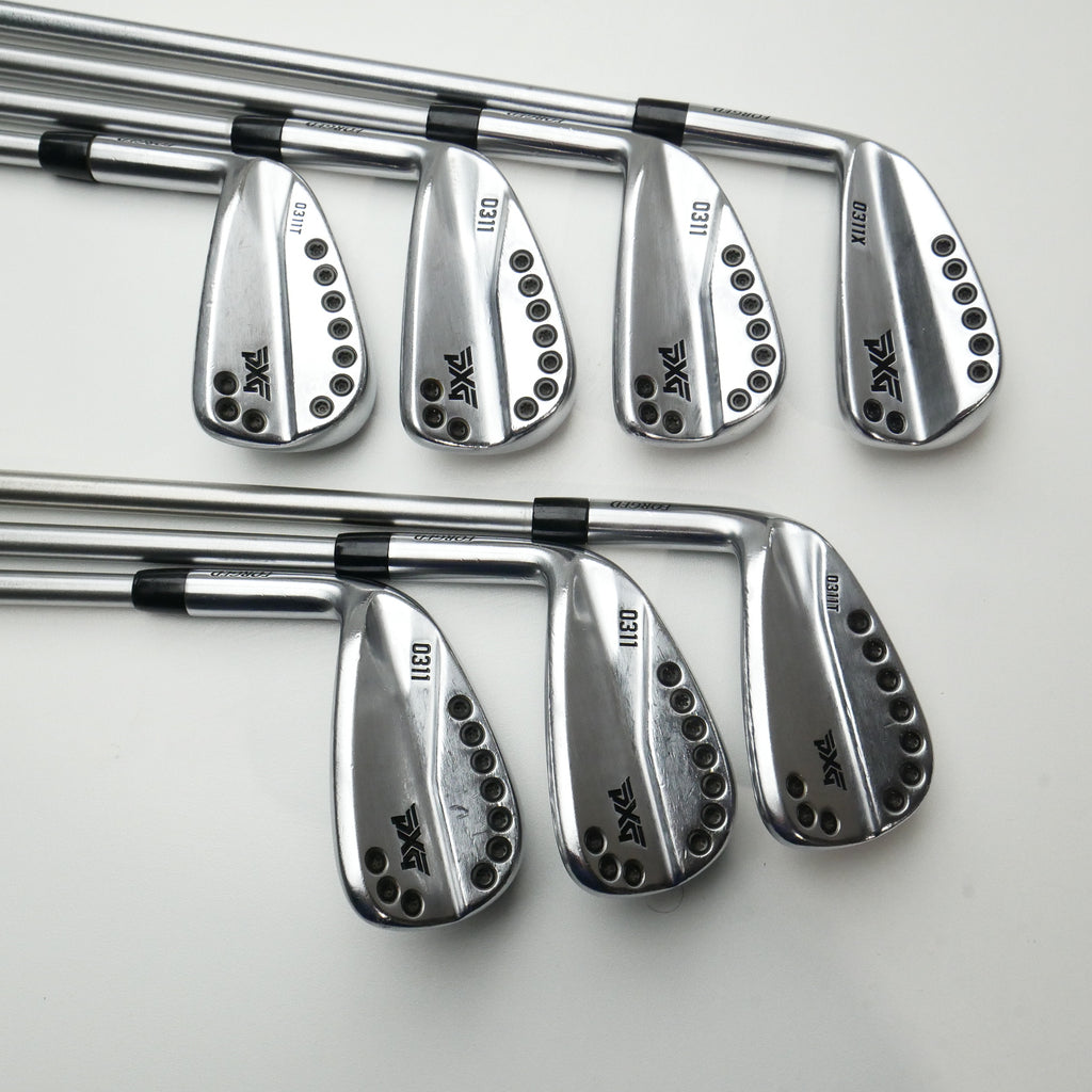 Used PXG 0311 Chrome Iron Set / 4 - PW / Stiff Flex / Left-Handed