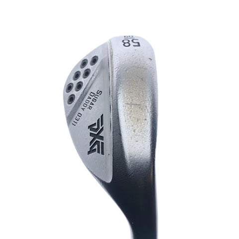 Used PXG 0311 Milled Sugar Daddy Lob Wedge / 58.0 Degrees / Stiff Flex