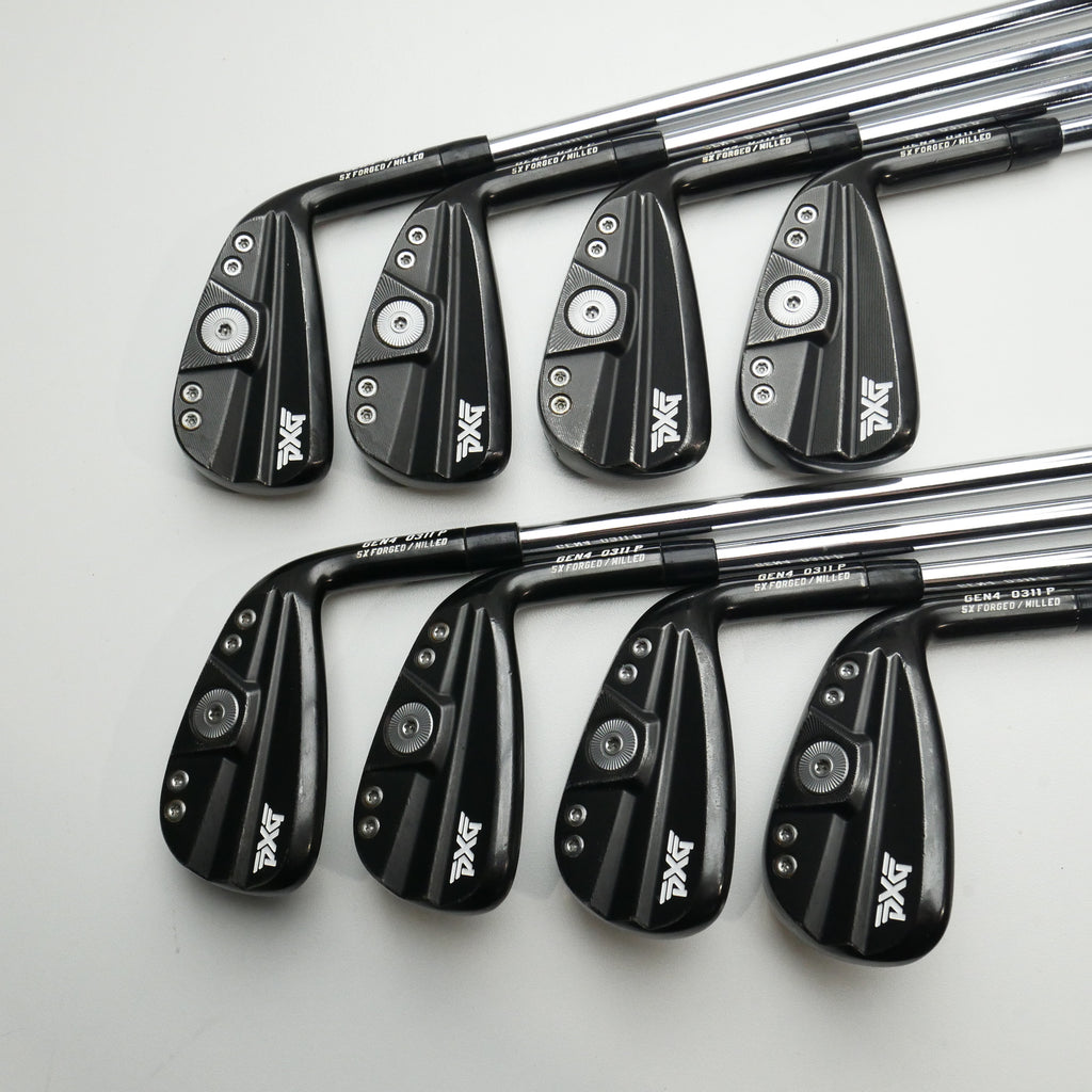 Used PXG 0311 P GEN 4 Xtreme Dark Iron Set / 4 - PW + GW / Stiff Flex