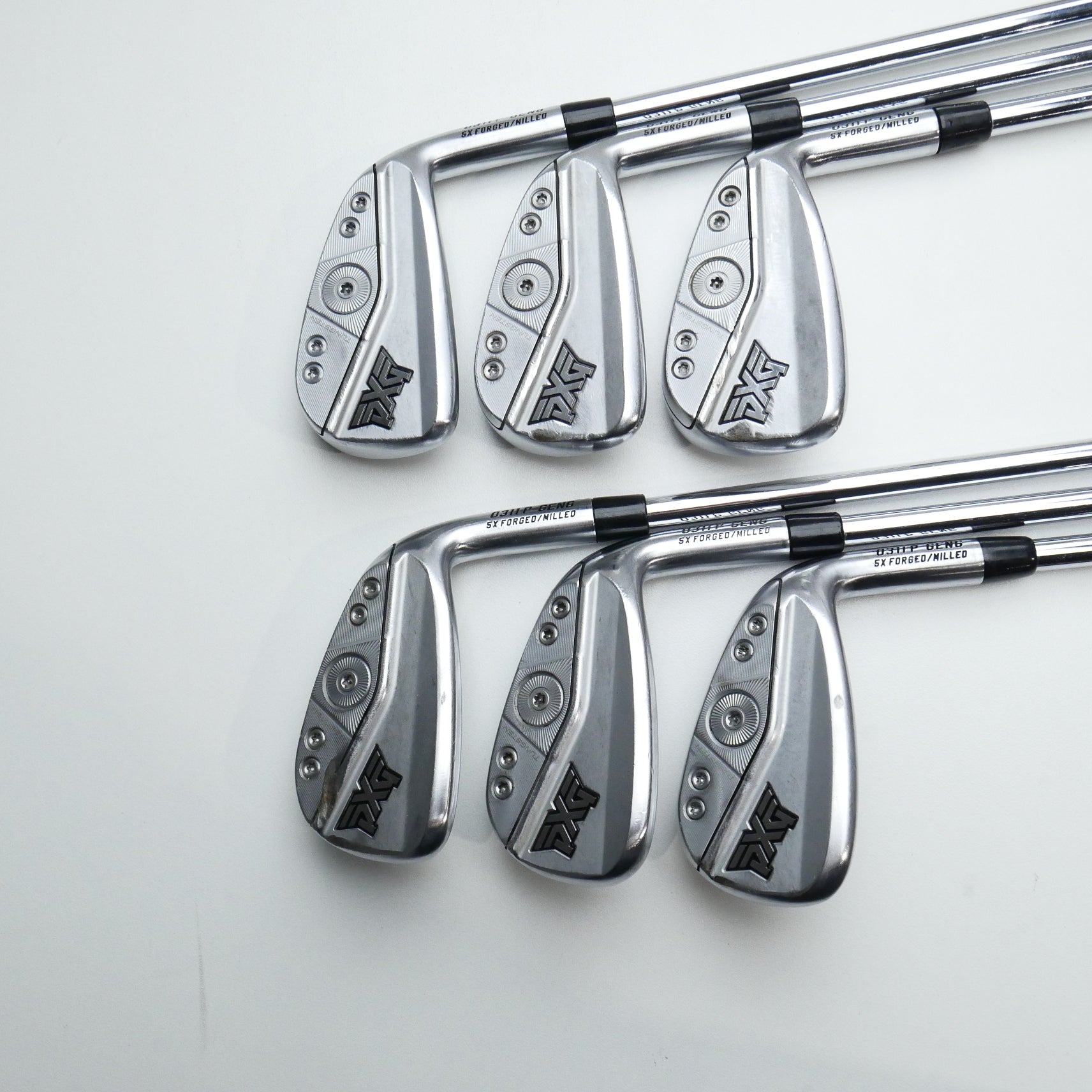 Used PXG 0311 P GEN6 Iron Set / 6 - PW + GW / Stiff Flex