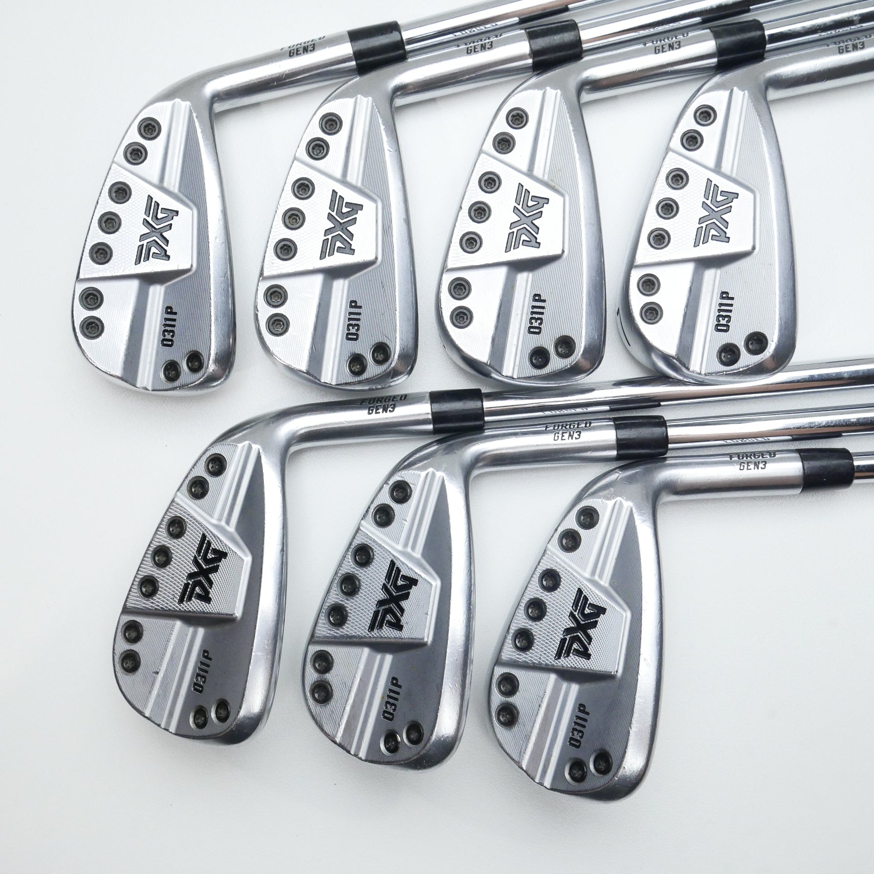 Used PXG 0311 P Gen 3 Iron Set / 4 - PW / Stiff Flex