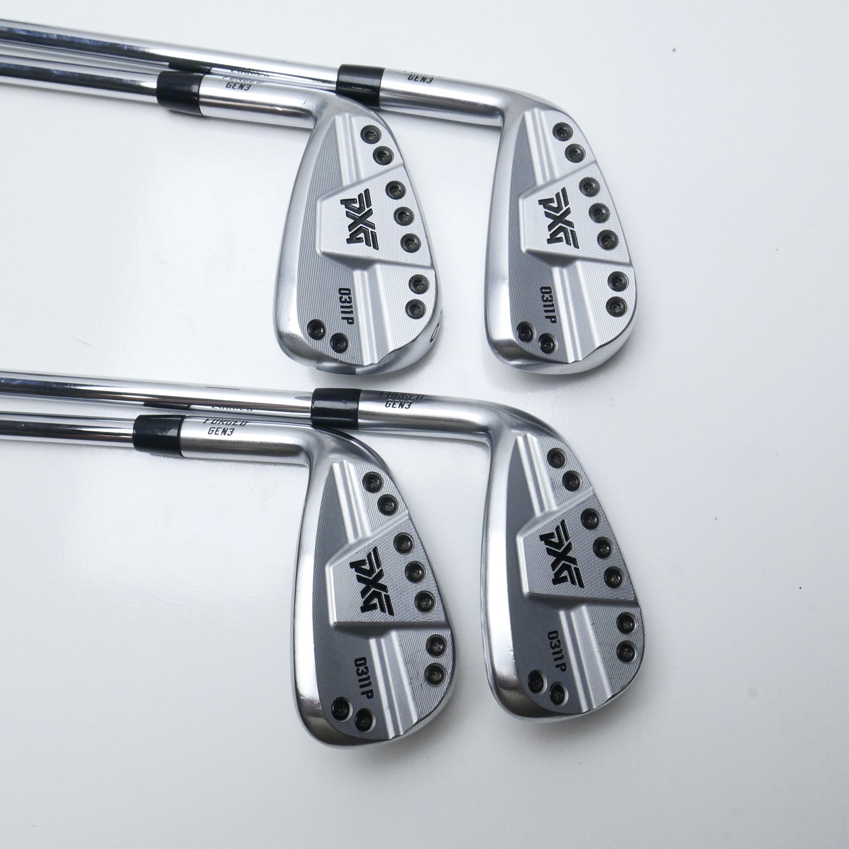 Used PXG 0311 P Gen 3 Iron Set / 7 - PW / Stiff Flex / Left Handed