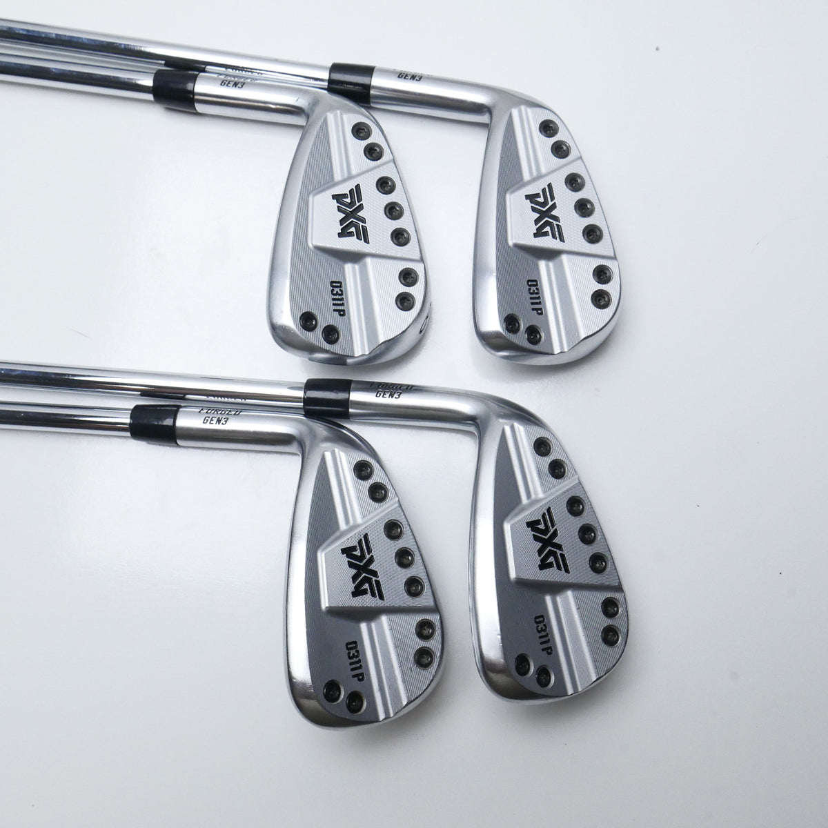 Used PXG 0311 P Gen 3 Iron Set / 7 - PW / Stiff Flex / Left Handed