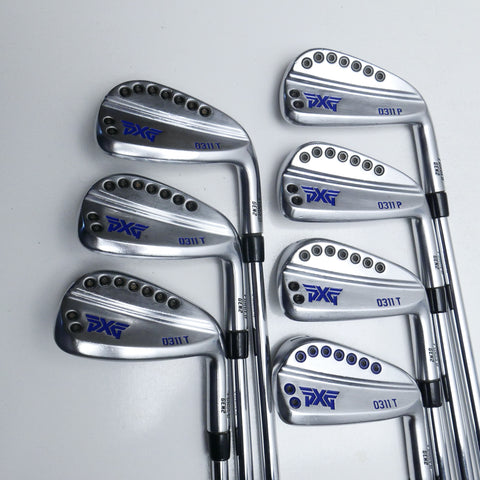 Used PXG 0311 P and 0311 T GEN 2 Combo Iron Set / 4 - PW / X-Stiff Flex