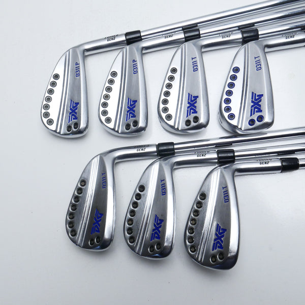 Used PXG 0311 P and 0311 T GEN 2 Combo Iron Set / 4 - PW / X-Stiff Flex