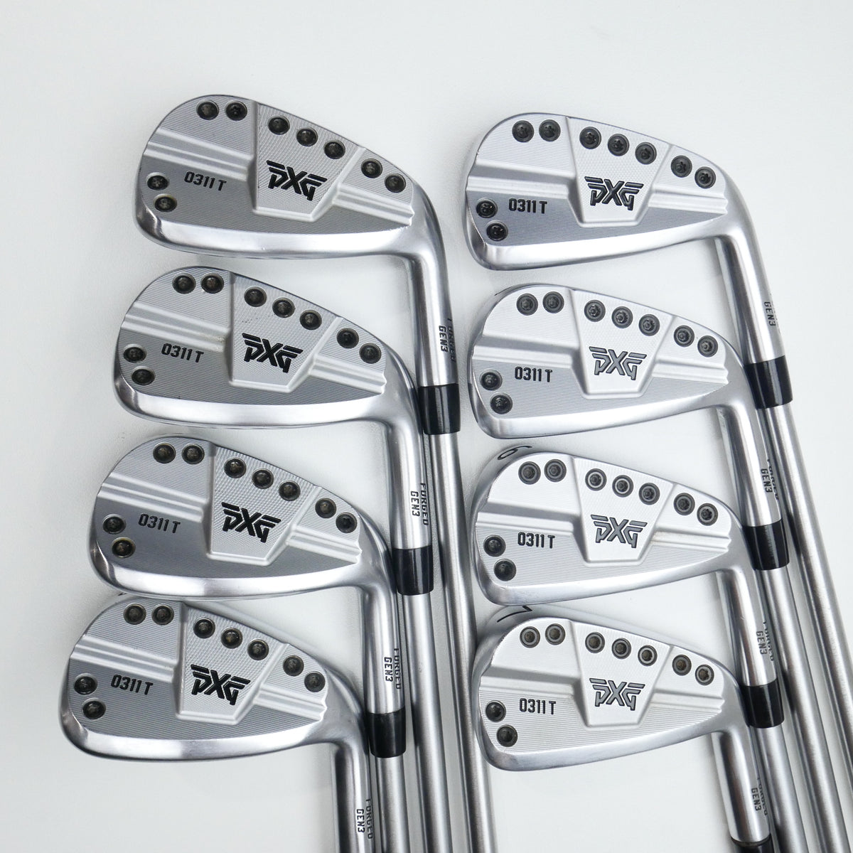 Used PXG 0311 T GEN 3 Iron Set / 4 - PW + GW / Regular Flex