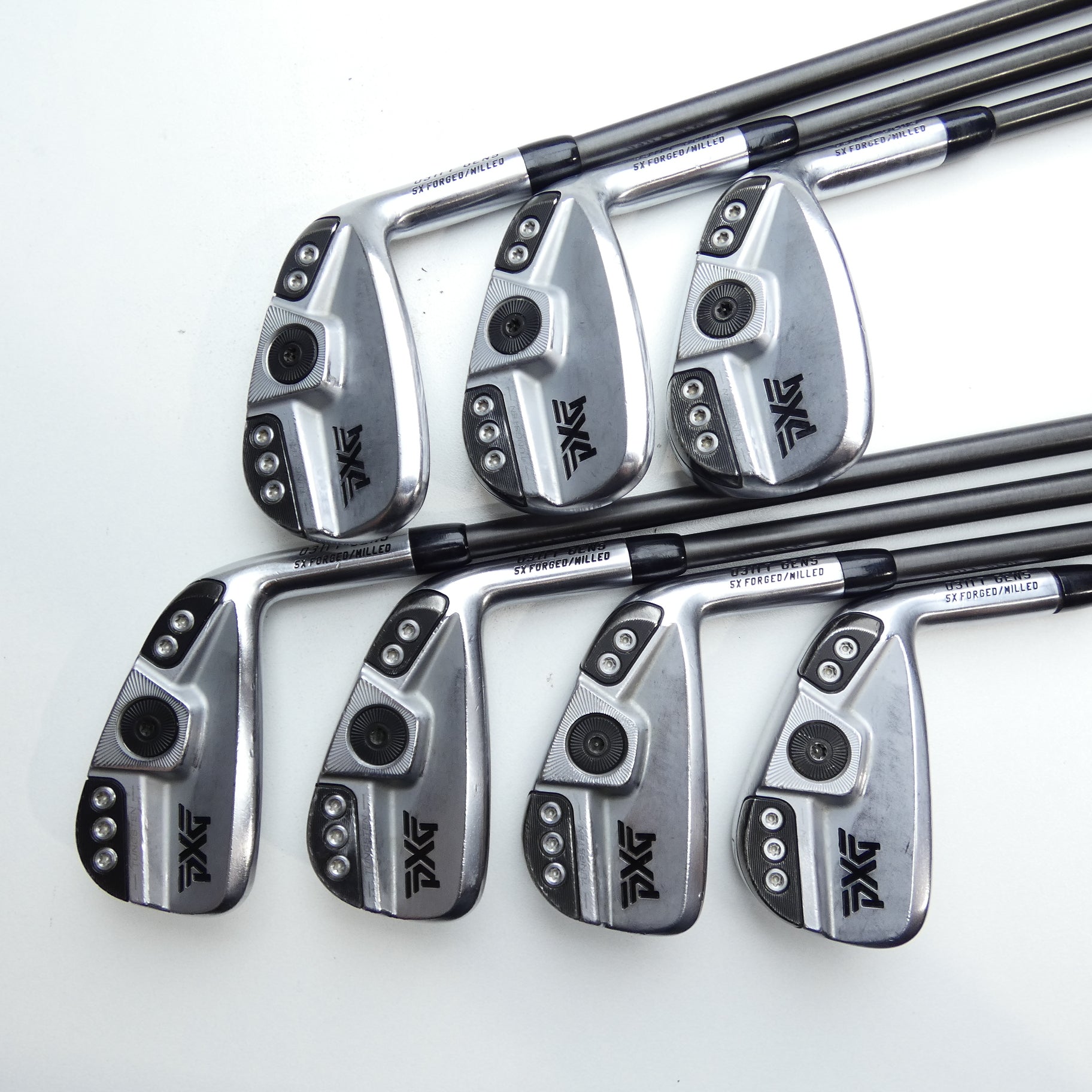 Used PXG 0311 T GEN5 Iron Set / 4 - PW / Stiff Flex