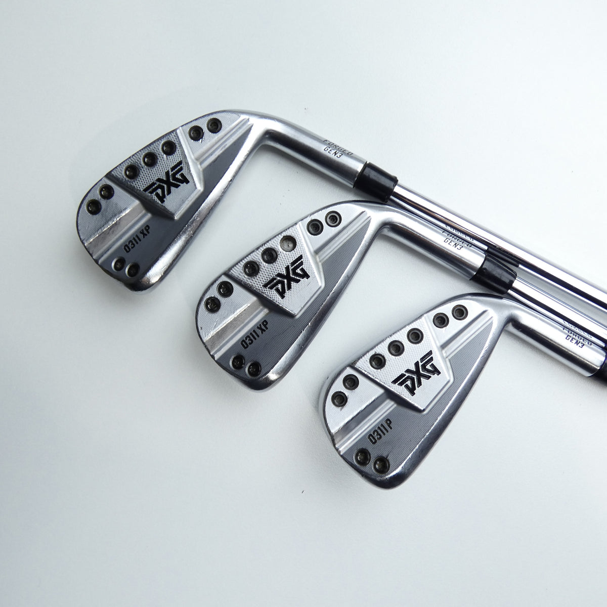 Used PXG 0311 XP & 0311 P & 0311 T GEN 3 Combo Set Iron Set / 5 - 9 IRON / Stif