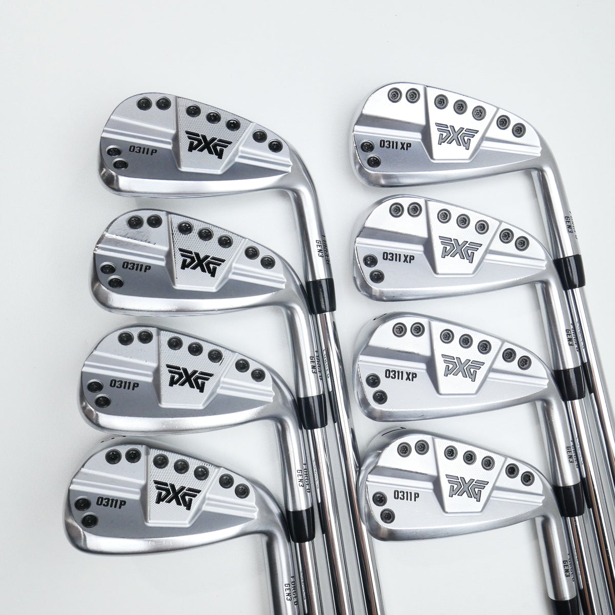 Used PXG 0311 XP & 0311 P Gen 3 Combo Set Iron Set / 4 - PW + GW / Regular Flex
