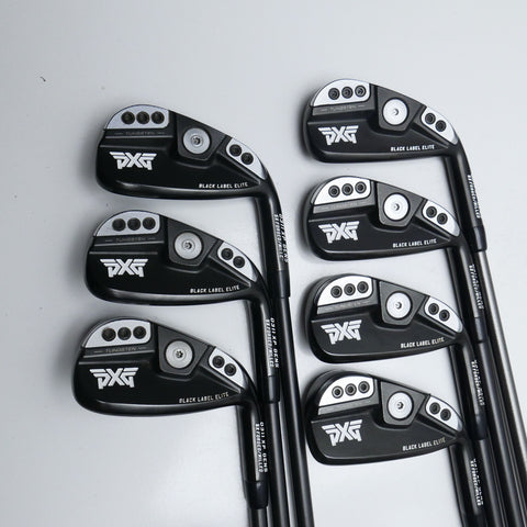 Used PXG 0311 XP Gen 5 Black Label Elite Iron Set / 4 - PW / Regular Flex