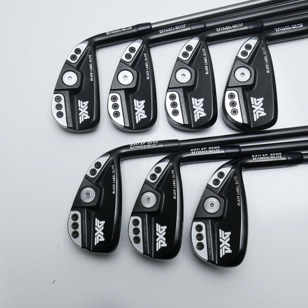 Used PXG 0311 XP Gen 5 Black Label Elite Iron Set / 4 - PW / Regular Flex