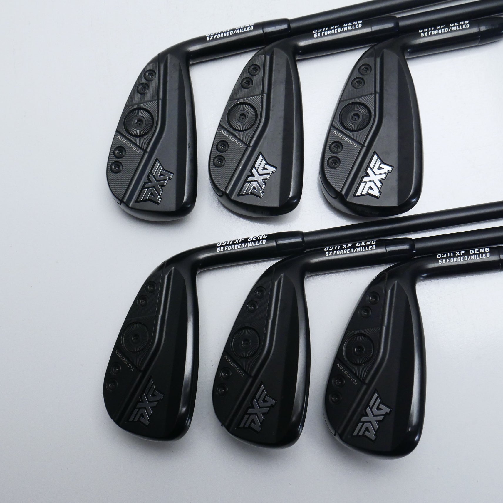 Used PXG 0311 XP Gen 6 Black Label Elite Iron Set / 6 - PW + GW