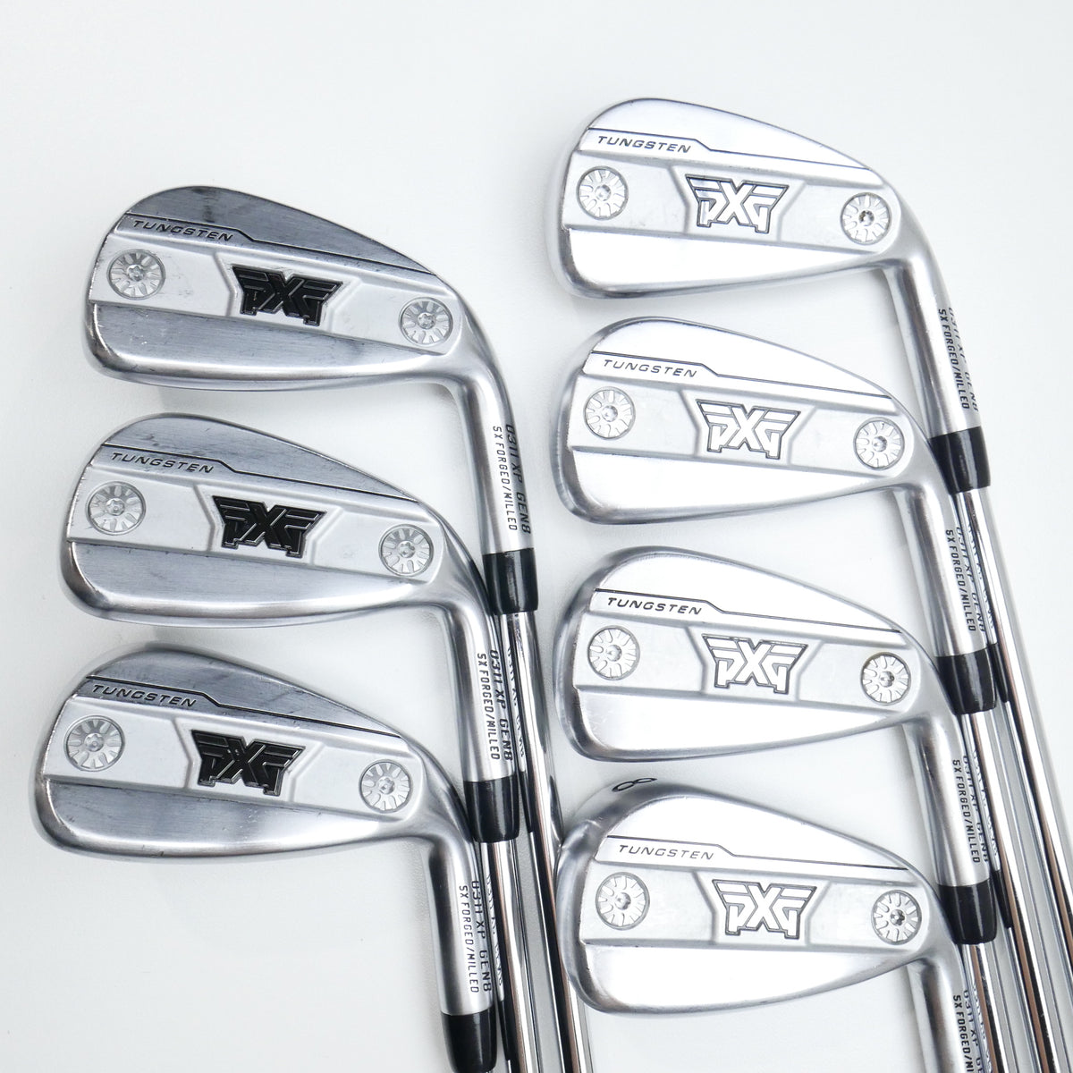 Used PXG 0311 XP Gen 8 Iron Set / 5 - PW + GW / Stiff Flex