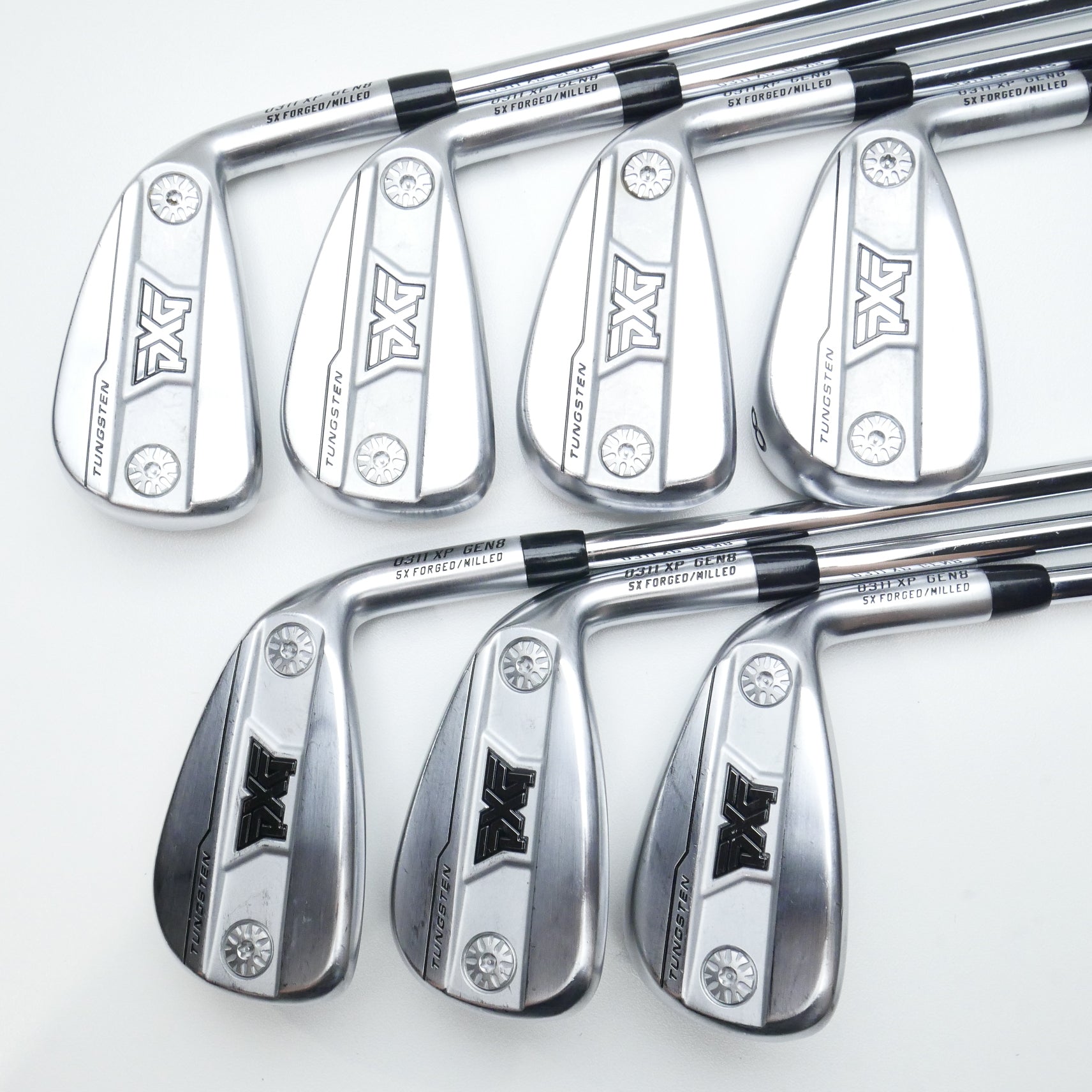 Used PXG 0311 XP Gen 8 Iron Set / 5 - PW + GW / Stiff Flex
