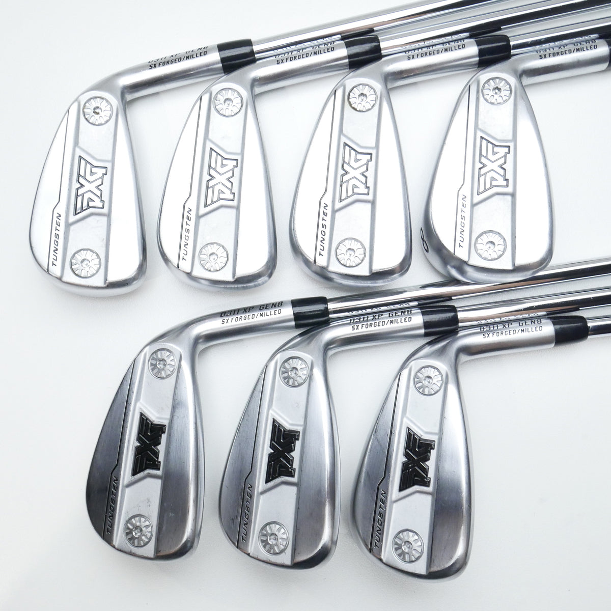 Used PXG 0311 XP Gen 8 Iron Set / 5 - PW + GW / Stiff Flex
