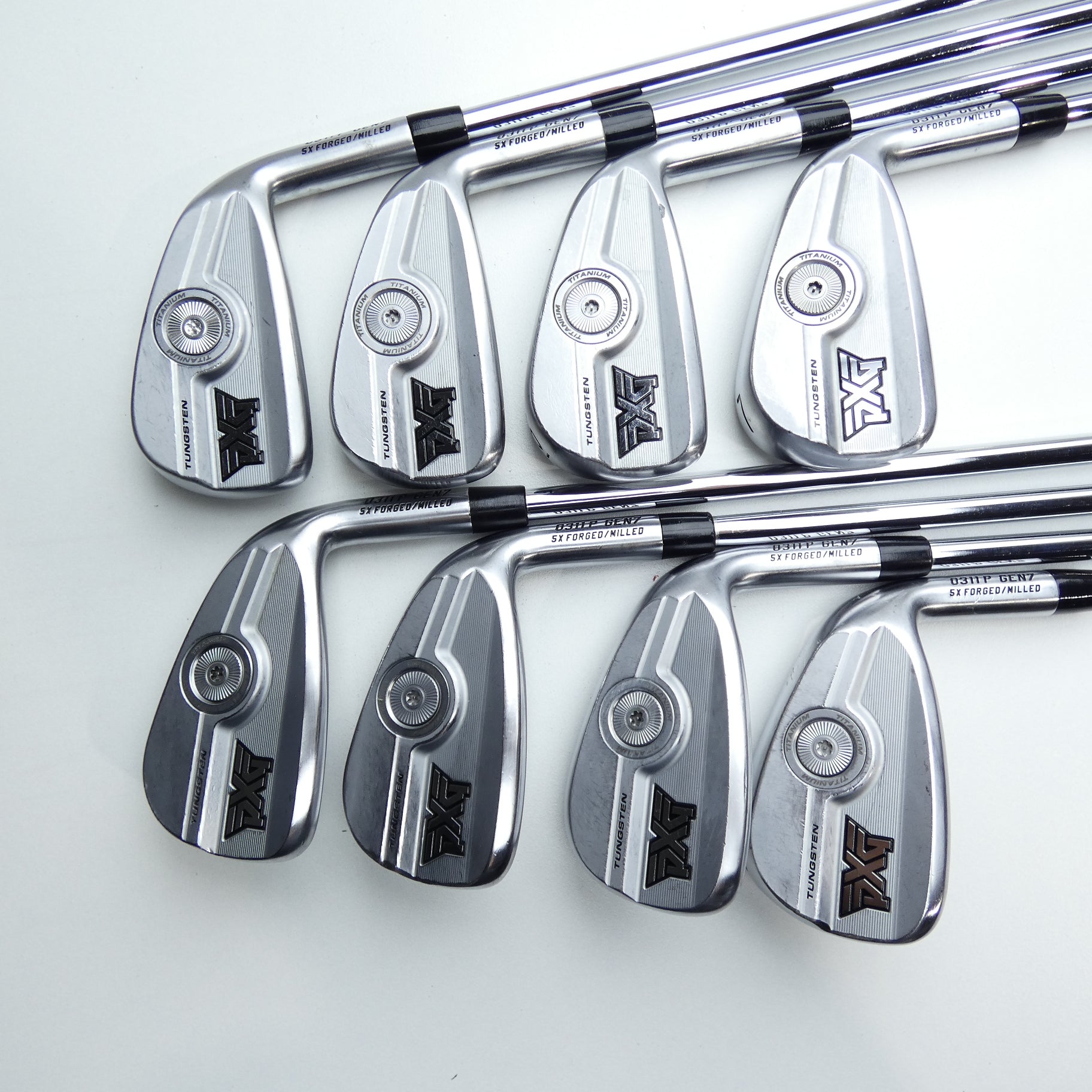 Used PXG 0311P GEN 7 Iron Set / 4 - PW + GW / Regular Flex