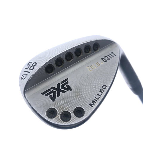 Used PXG 0311T Zulu Chrome Lob Wedge / 58.0 Degrees / Stiff Flex