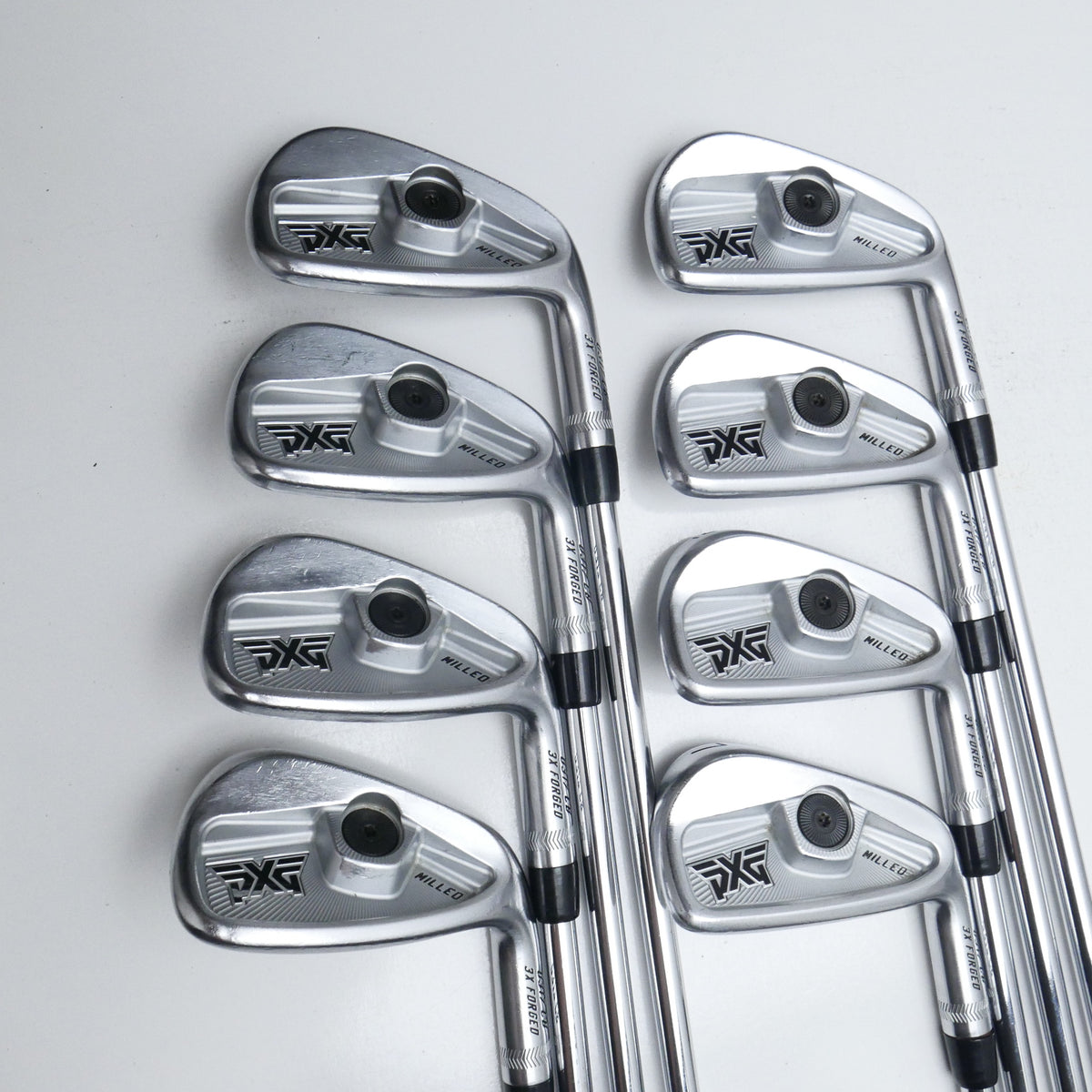 Used PXG 0317 CB Iron Set / 4 - PW + GW / Stiff Flex