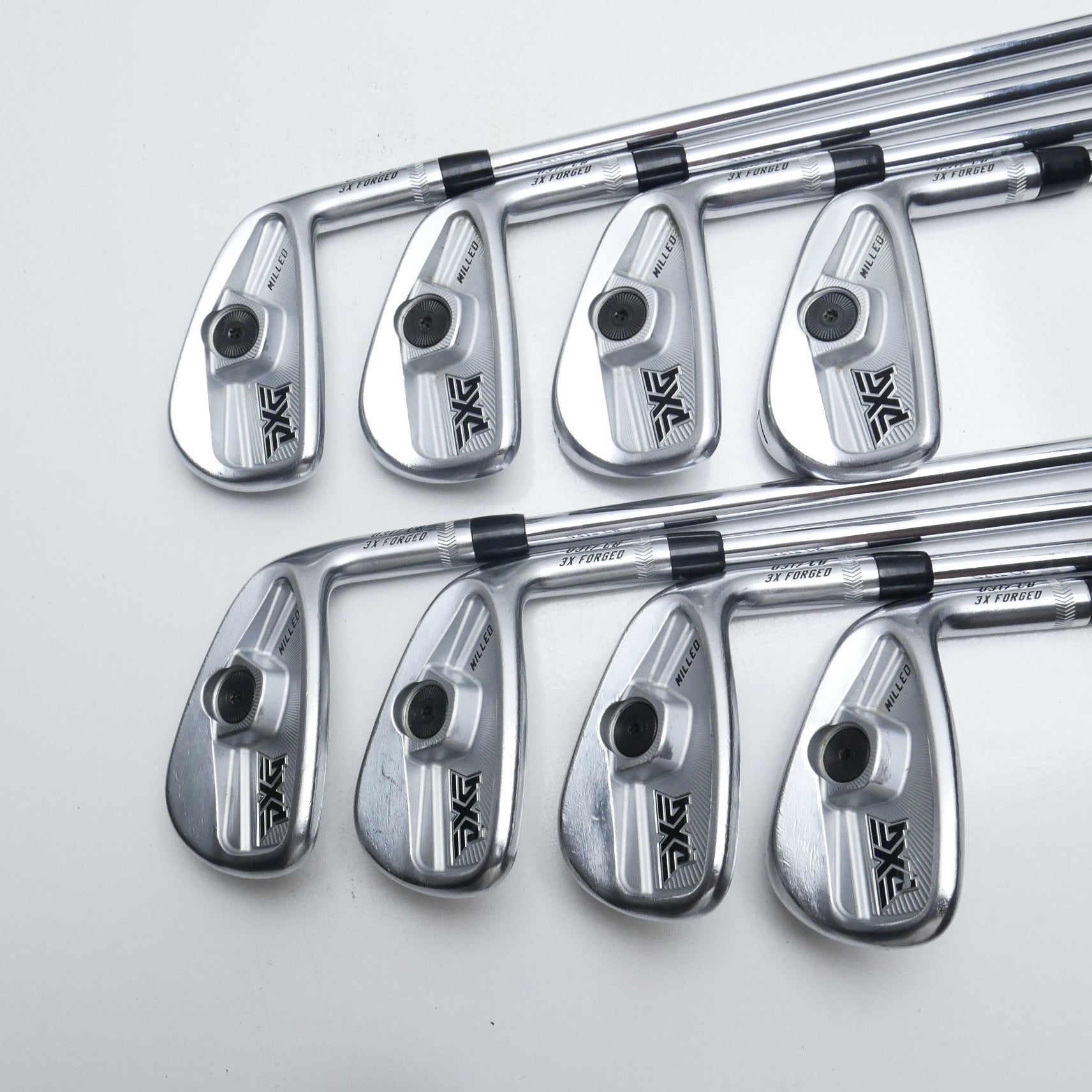 Used PXG 0317 CB Iron Set / 4 - PW + GW / Stiff Flex