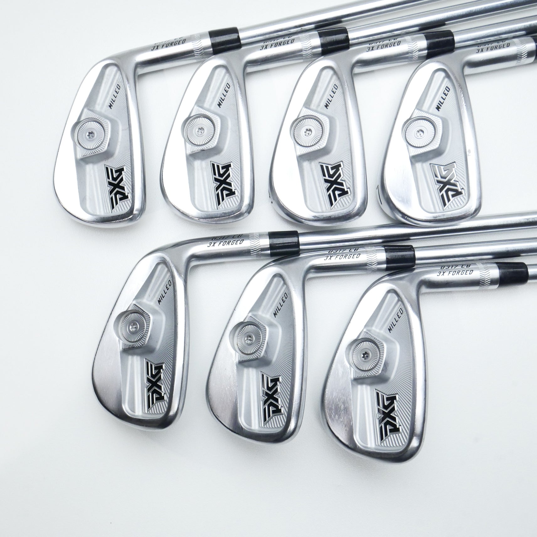 Used PXG 0317 CB Iron Set / 4 - PW / Stiff Flex
