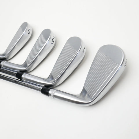 Used PXG 0317 ST 3 X Forged Iron Set / 5 - PW + GW / Stiff Flex / Left-Handed