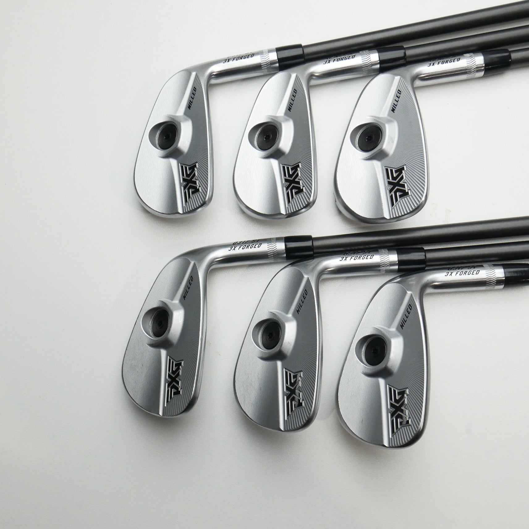 Used PXG 0317 ST 3x Forged Iron Set / 6 - PW + GW / Stiff Flex
