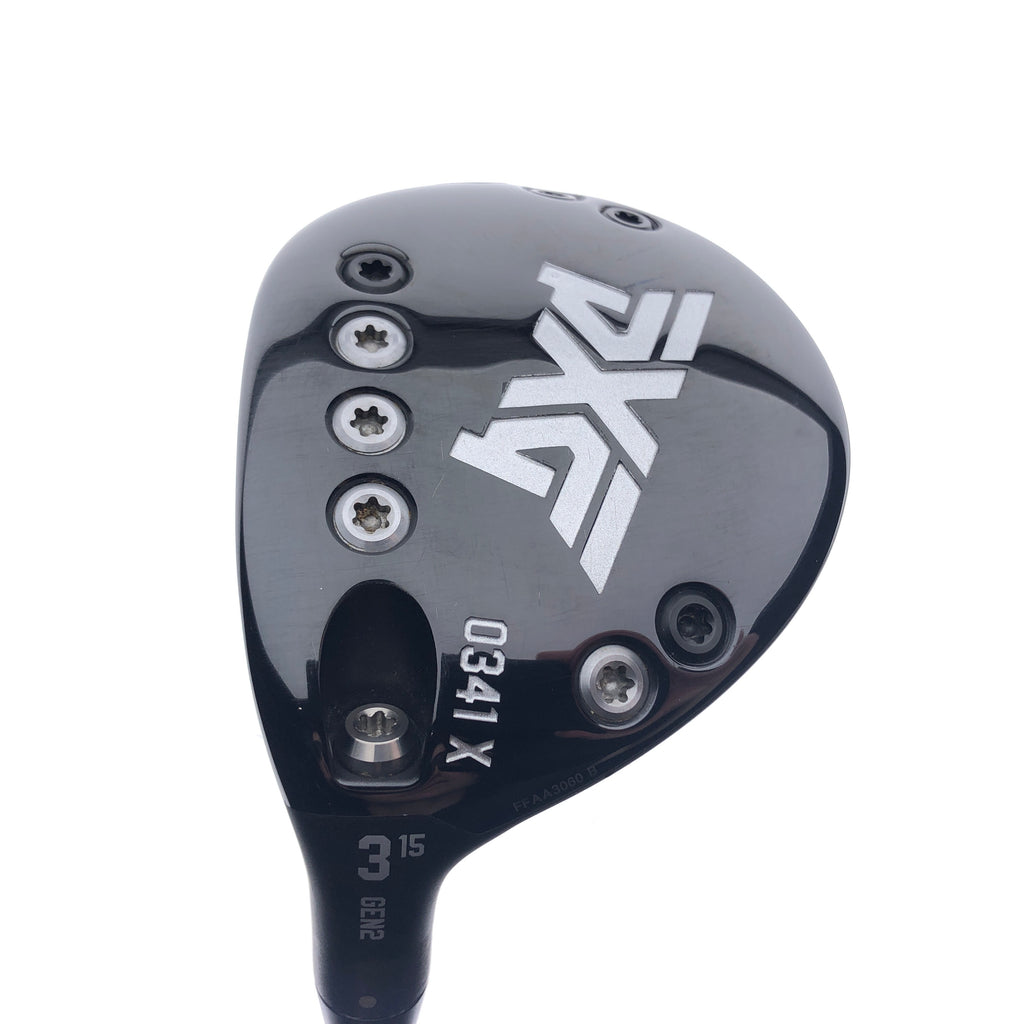 Used PXG 0341 X GEN2 3 Fairway Wood / 15 Degrees / X-Stiff Flex / Left-Handed