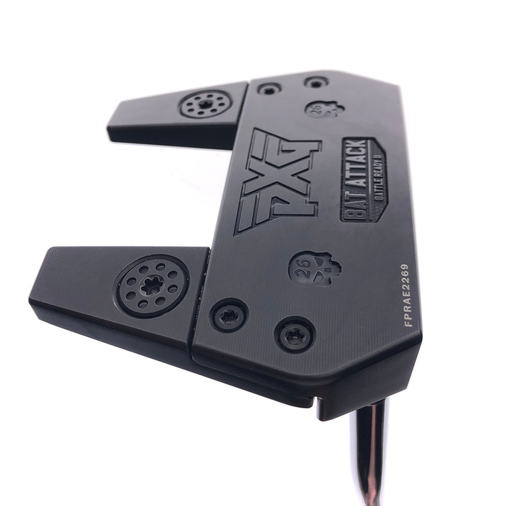 Used PXG Battle Ready II Bat Attack Extreme Darkness Putter / 35.0 Inches