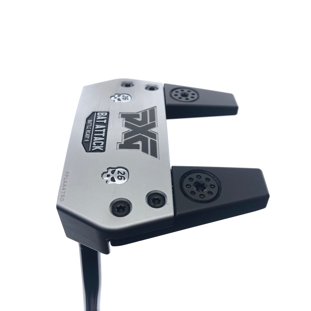 Used PXG Battle Ready II Bat Attack Putter / 35 Inches / Left-Handed / M16 Shaft