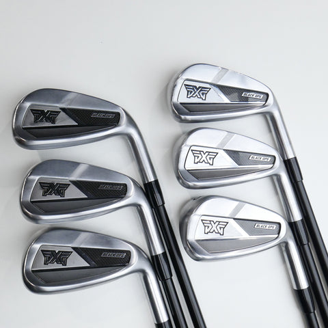 Used PXG Black Ops Chrome Iron Set / 6 - PW + GW / Senior Flex