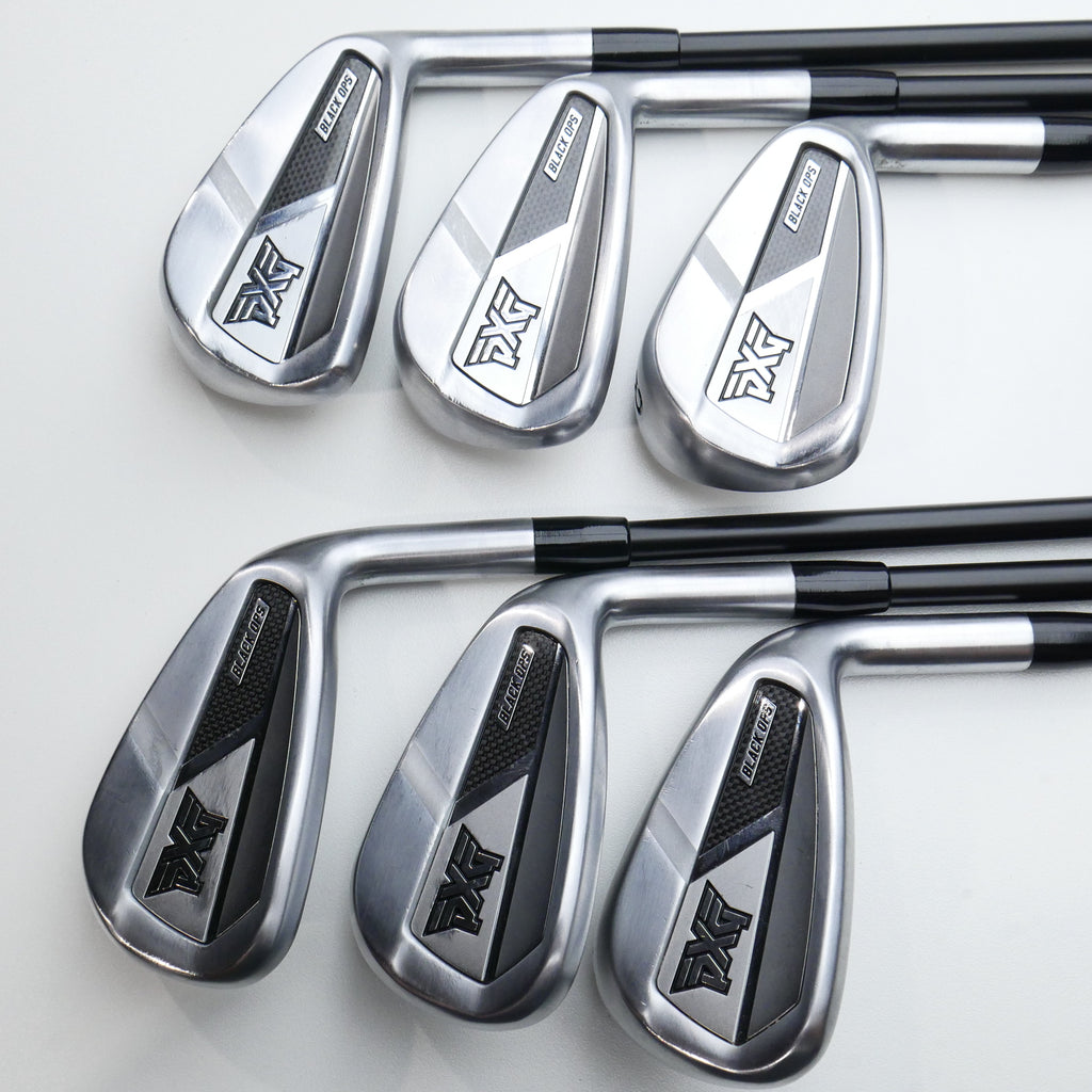 Used PXG Black Ops Chrome Iron Set / 6 - PW + GW / Senior Flex