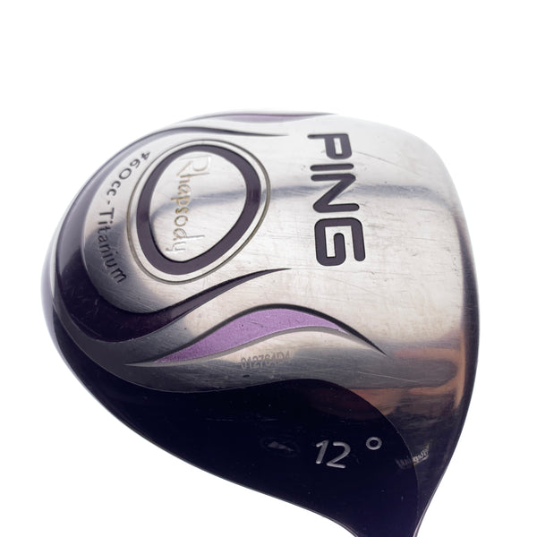 Used Ping 2008 Rhapsody Driver / 12.0 Degrees / Ladies Flex