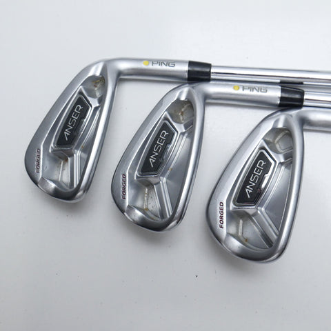 Used Ping Anser Forged 2010 Iron Set / 3 - 9 IRON / Stiff Flex
