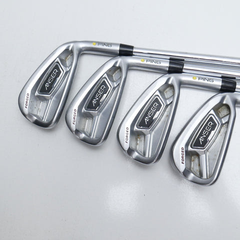 Used Ping Anser Forged 2010 Iron Set / 3 - 9 IRON / Stiff Flex