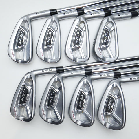 Used Ping Anser Forged 2010 Iron Set / 3 - PW / Stiff Flex