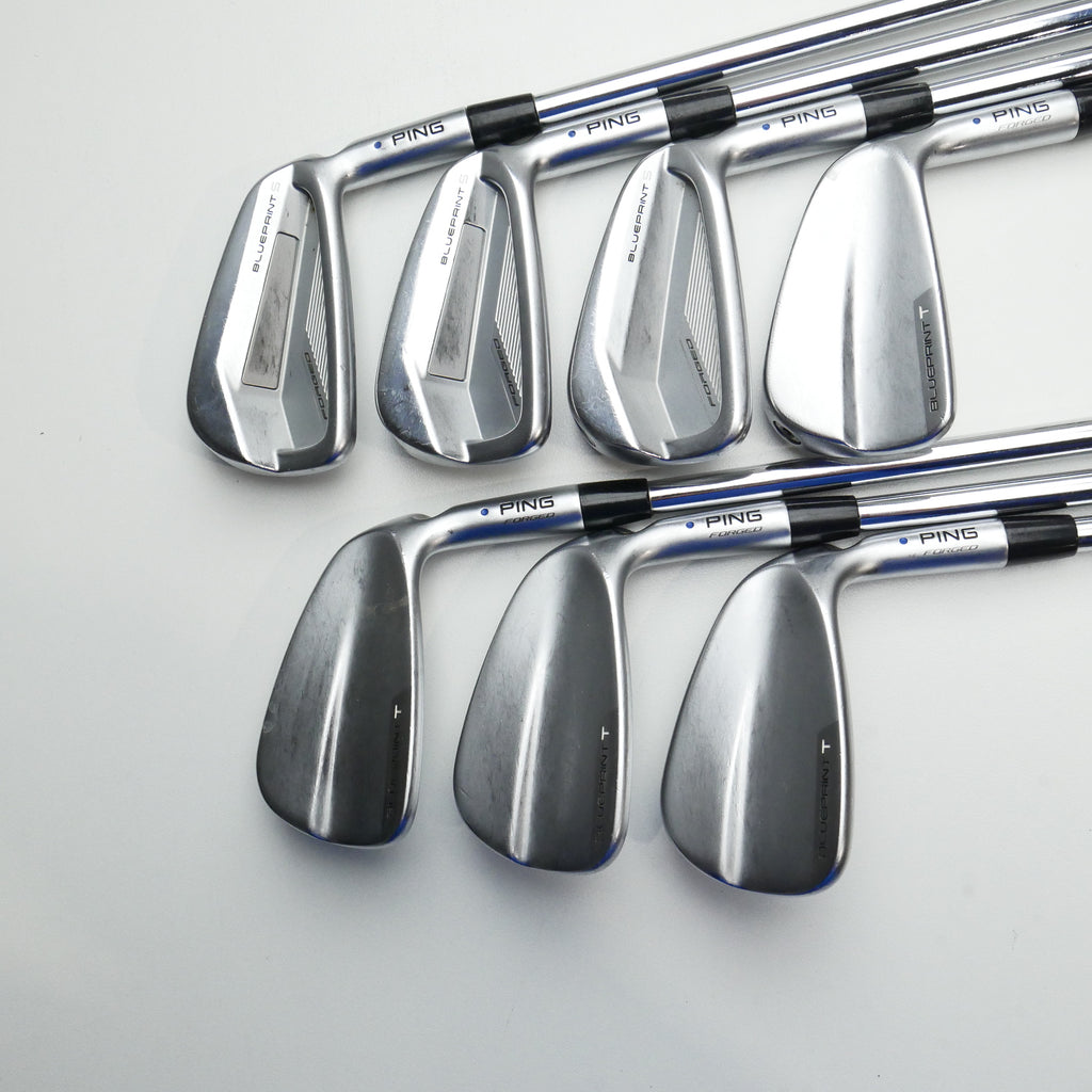 Used Ping Blueprint S & Blueprint T Combo Set Iron Set / 4 - PW / Stiff Flex
