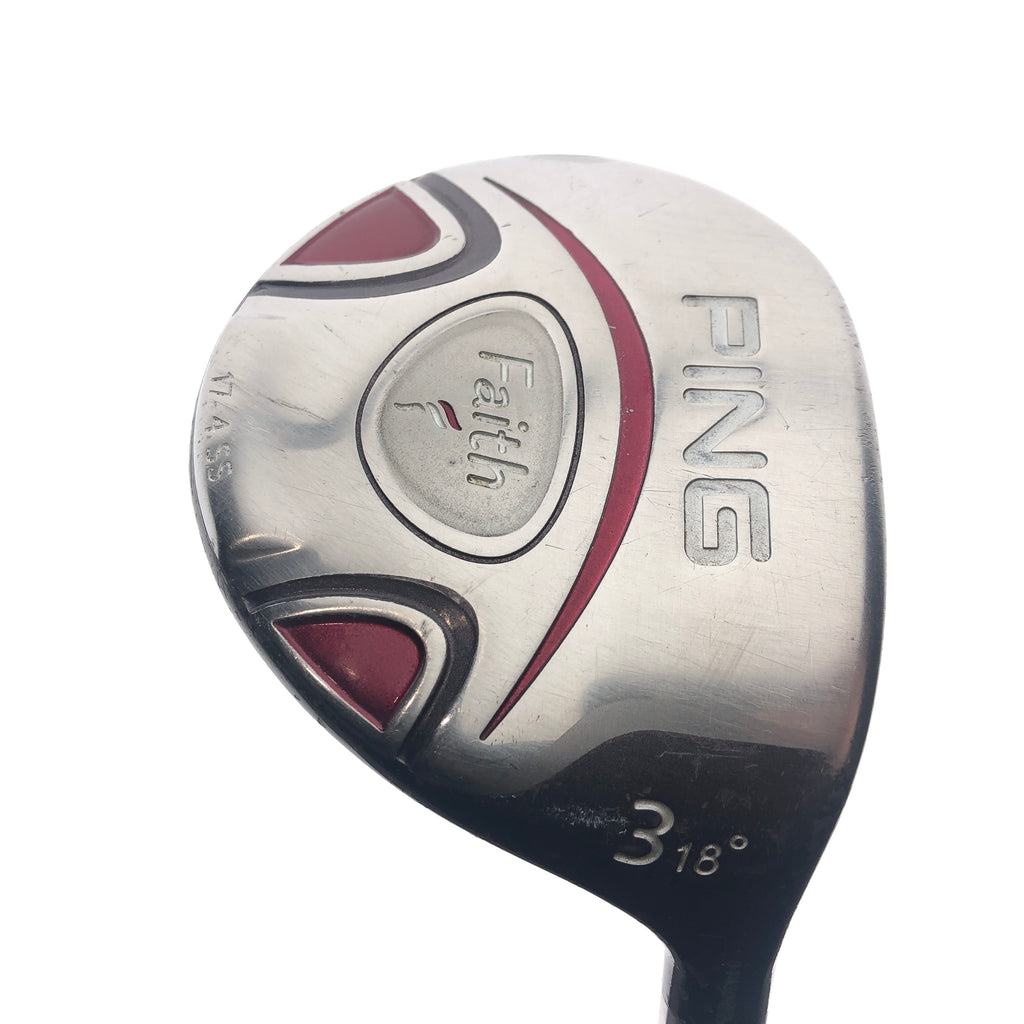 Used Ping Faith 3 Fairway Wood / 18 Degrees / Ladies Flex