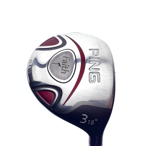 Used Ping Faith 3 Fairway Wood / 18 Degrees / Ladies Flex