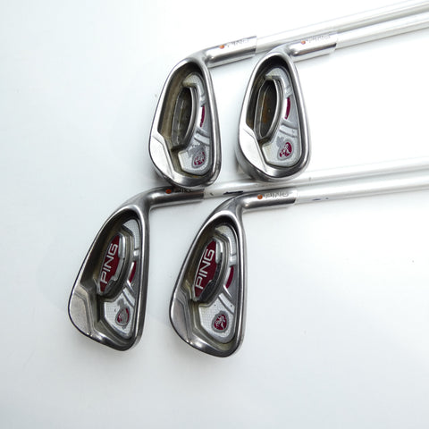 Used Ping Faith Iron Set / 7 - PW / Ladies Flex