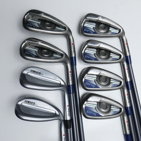 Used Ping G LE Iron Set / 5 - PW + 52 + 58 / Soft Regular Flex