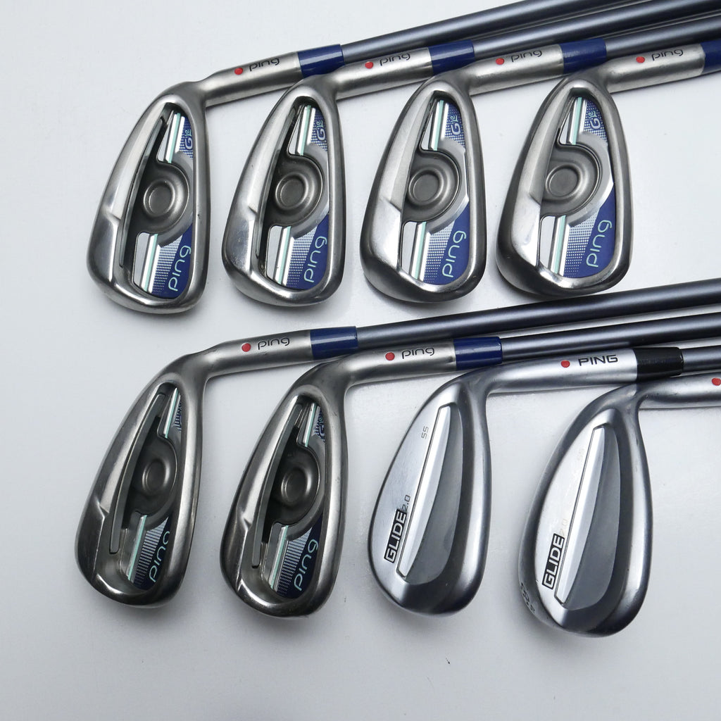 Used Ping G LE Iron Set / 5 - PW + 52 + 58 / Soft Regular Flex