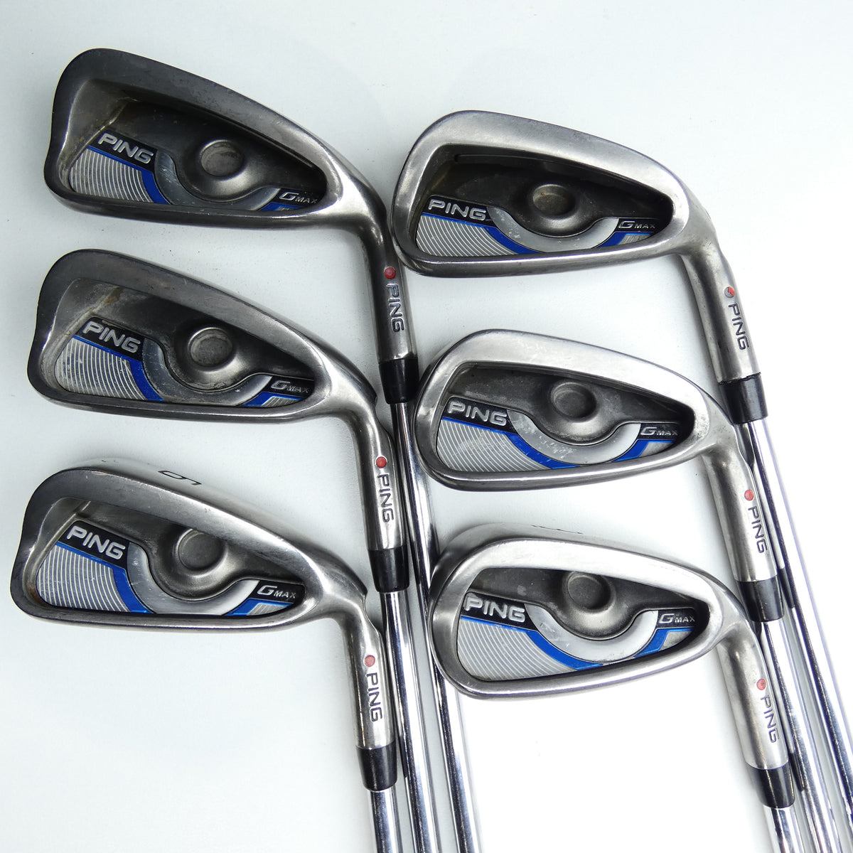 Used Ping G Max Iron Set / 4 - 9 IRON / Stiff Flex