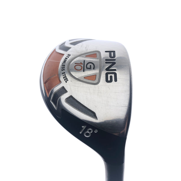 Used Ping G10 2 Hybrid / 18 Degrees / Stiff Flex